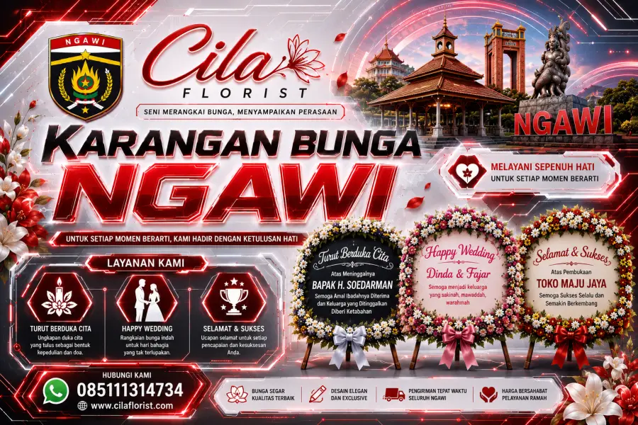 Bunga Papan Terbaik di Ngawi