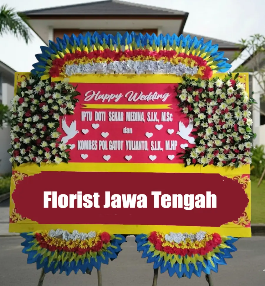 Bunga Papan Wedding Jogja
