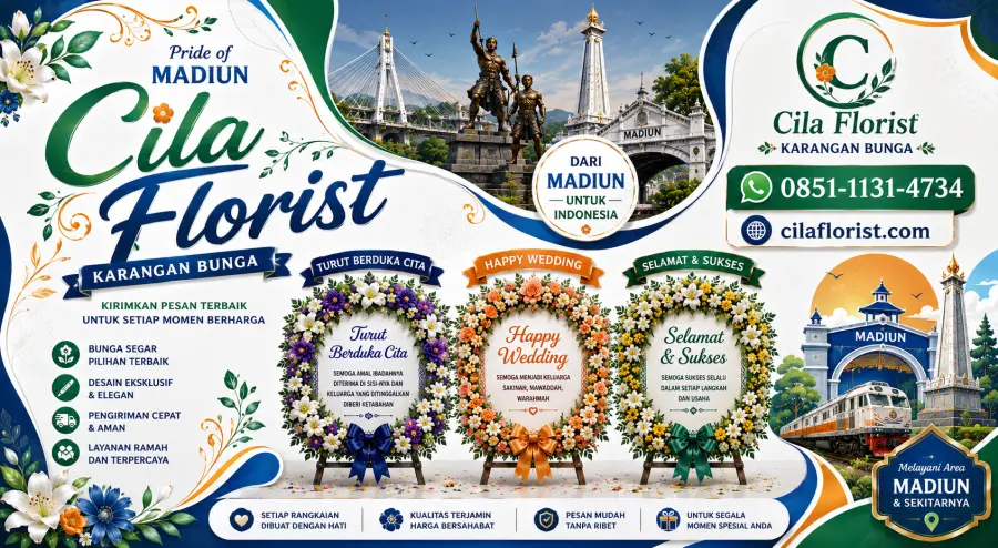 Butuh Karangan Bunga di Madiun? Cila Florist Solusinya