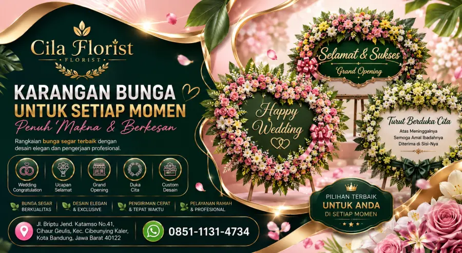 Florist Bantul Spesialis Karangan Bunga Papan, Standing Flower, dan Buket Bunga