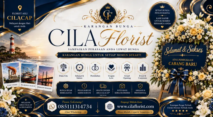 Florist Karangan Bunga Cilacap Profesional – Desain Premium & Kirim Cepat