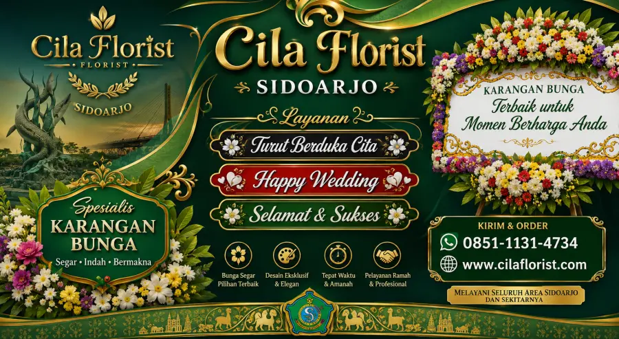 Florist Karangan Bunga Sidoarjo 24 Jam – Siap Antar ke Lokasi