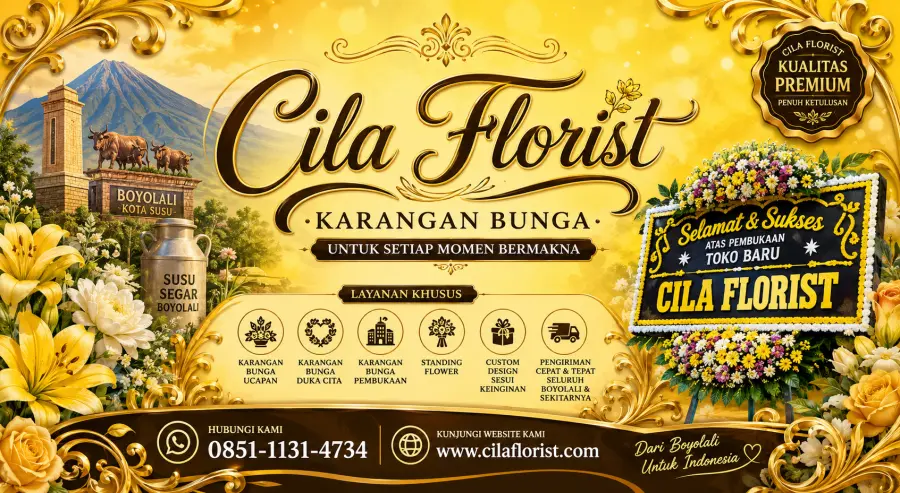 Jasa Karangan Bunga di Boyolali Profesional dengan Desain Elegan dan Modern