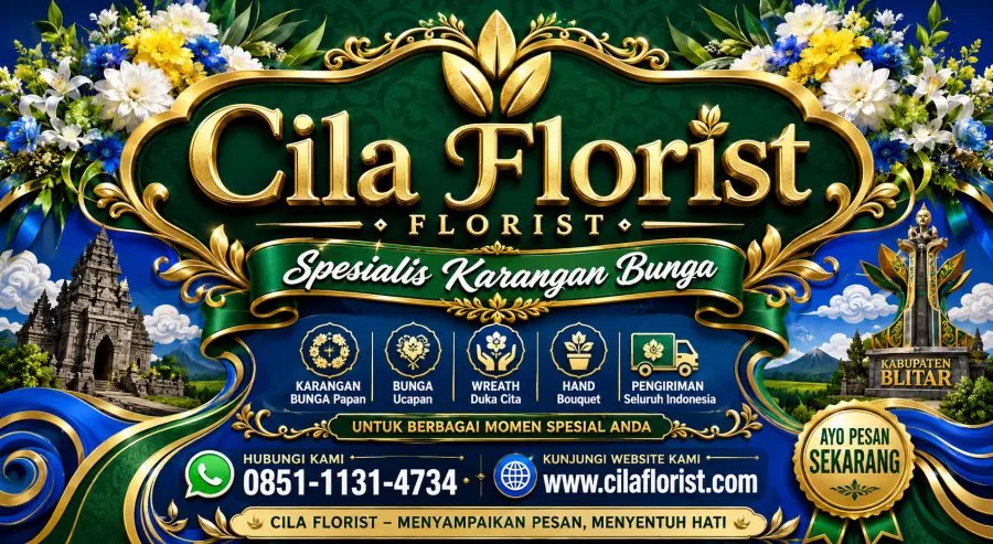 Jasa Karangan Bunga Kabupaten Blitar untuk Duka Cita, Wedding & Ucapan