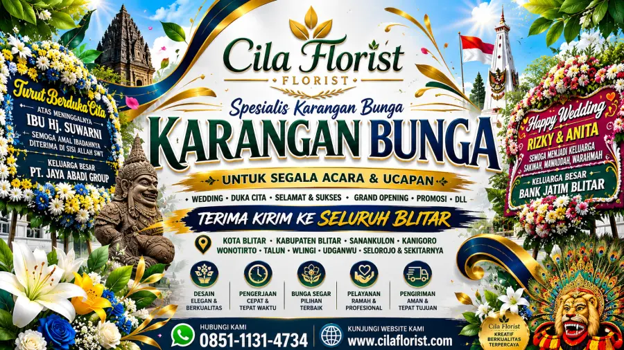 Jual Karangan Bunga Blitar Jawa Timur Siap Kirim Hari Ini