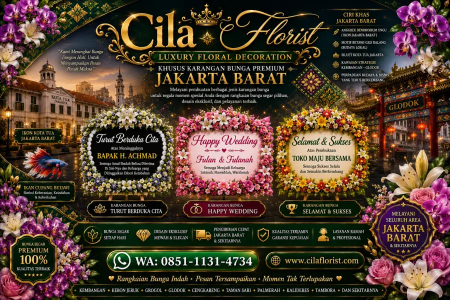 Jual Karangan Bunga Jakarta Barat Harga Terbaik untuk Semua Kebutuhan Acara