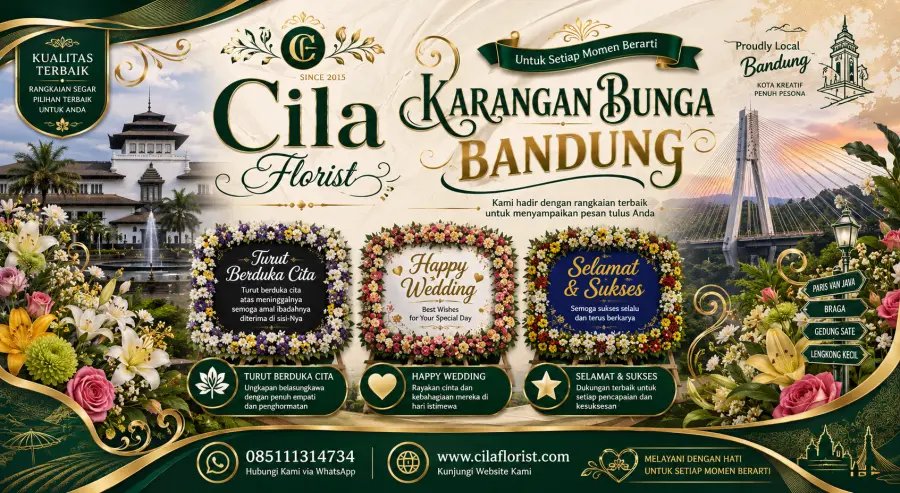 Karangan Bunga Bandung dengan Desain Elegan untuk Ucapan yang Lebih Berkesan