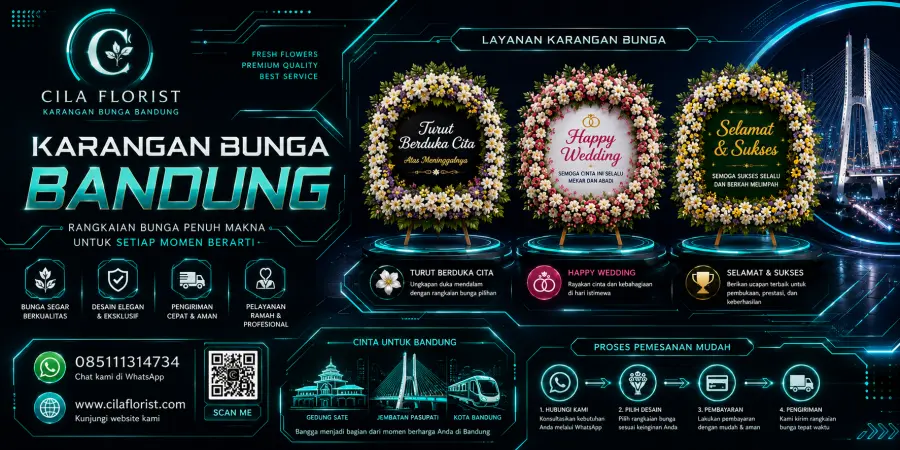 Karangan Bunga Bandung Langsung Dikirim ke Lokasi Acara Tanpa Ribet