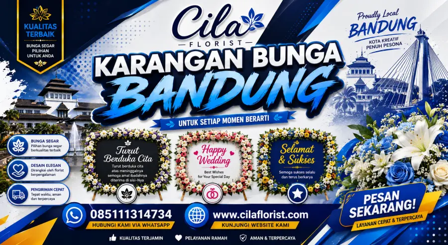 Karangan Bunga Bandung Murah dan Berkualitas untuk Kebutuhan Acara Resmi