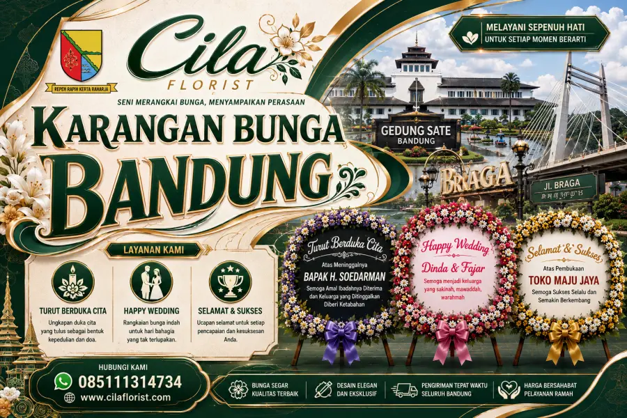 Karangan Bunga Bandung Siap Antar Cepat ke Seluruh Wilayah Kota Bandung