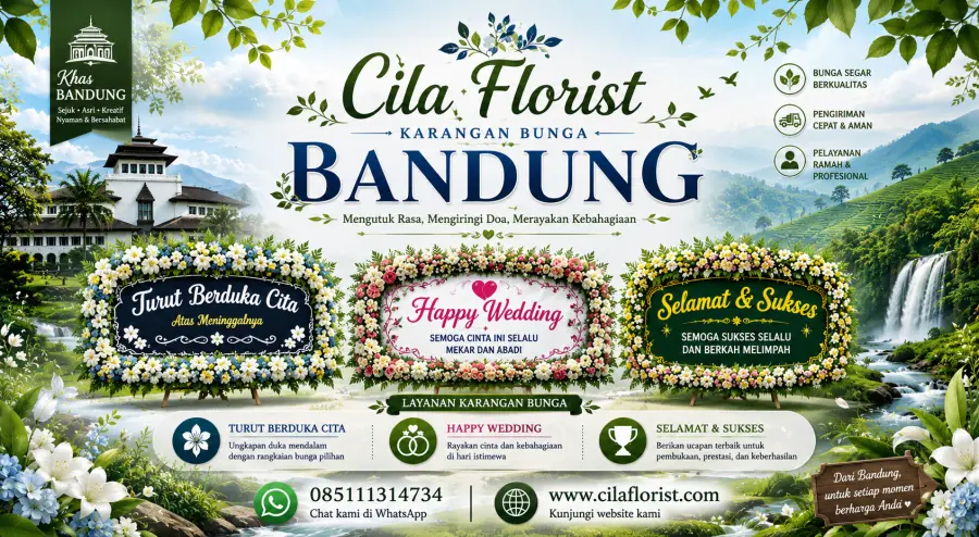 Karangan Bunga Bandung Terbaik dengan Desain Modern dan Eksklusif