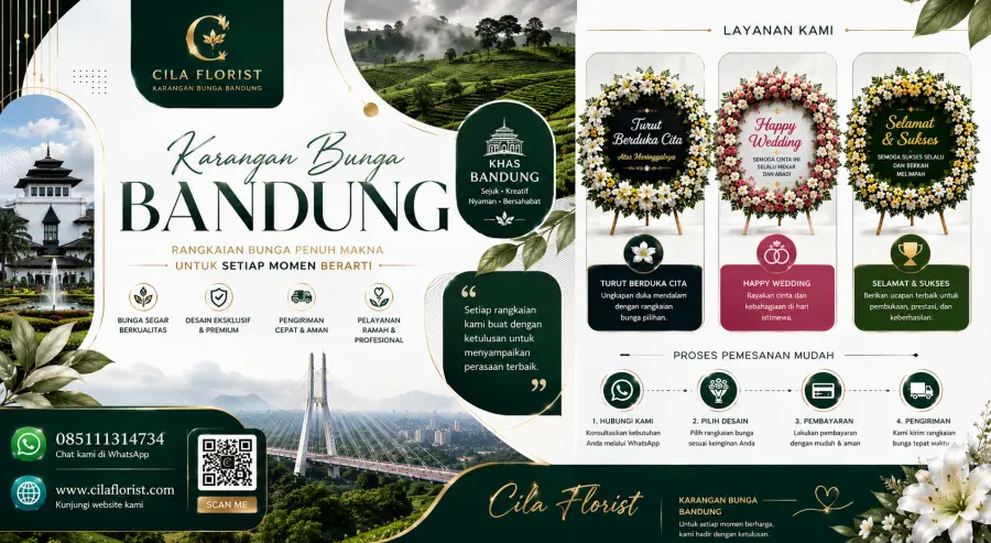 Karangan Bunga Bandung untuk Ucapan Selamat yang Lebih Profesional