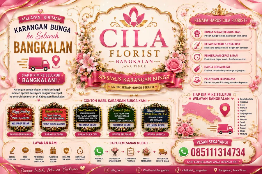 Karangan Bunga Bangkalan Murah dengan Kualitas Terbaik
