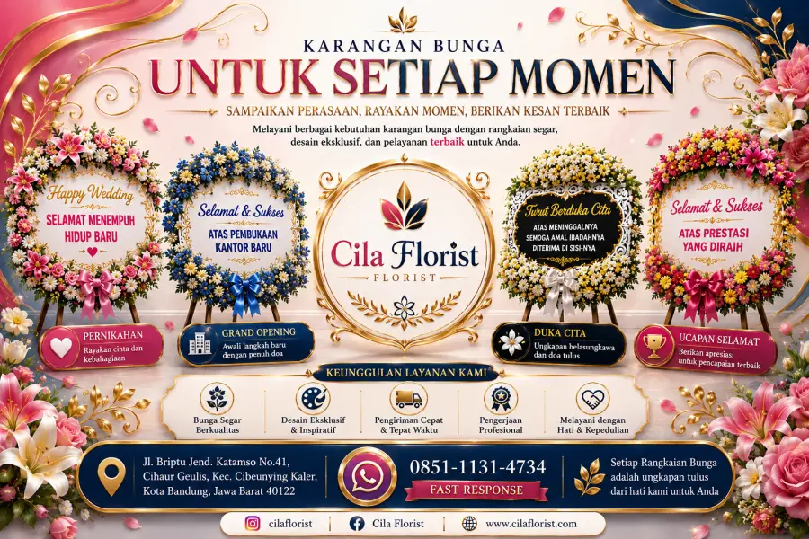 Karangan Bunga Bantul Terpercaya dengan Desain Elegan dan Pengiriman Cepat