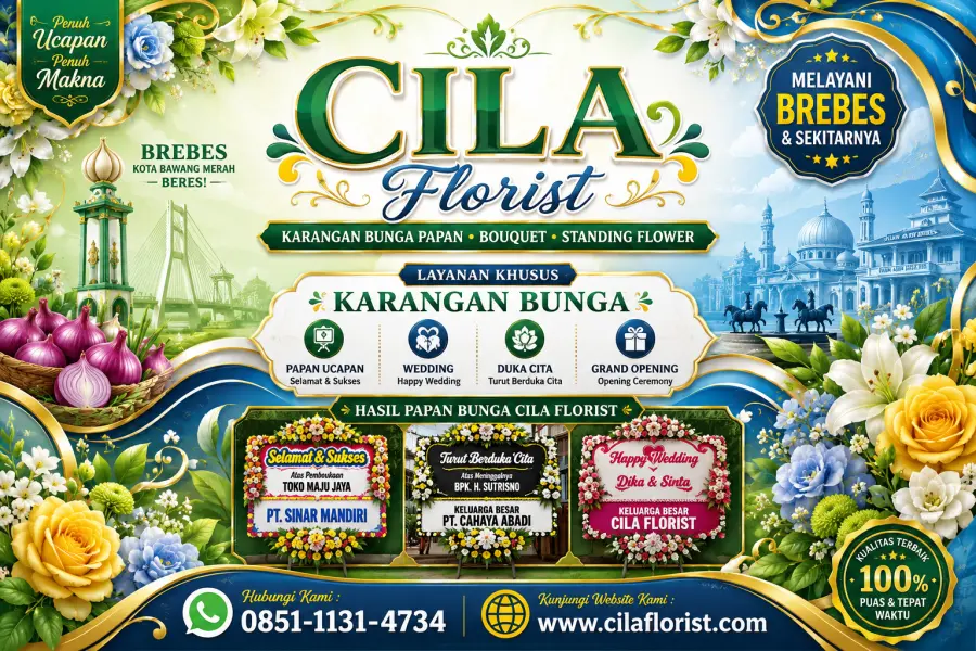 Karangan Bunga Brebes Terdekat Harga Terbaik | Order Cepat Florist Profesional Siap Kirim Hari Ini