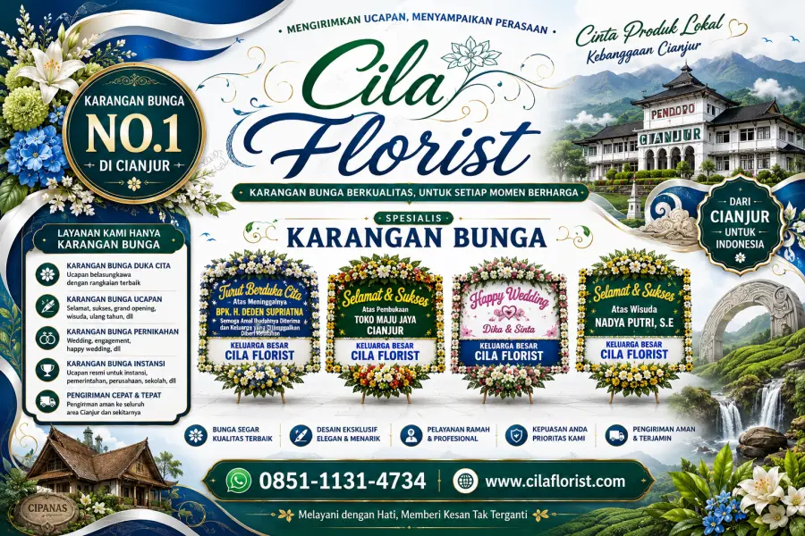 Karangan Bunga Cianjur Murah, Berkualitas, dan Siap Kirim 24 Jam