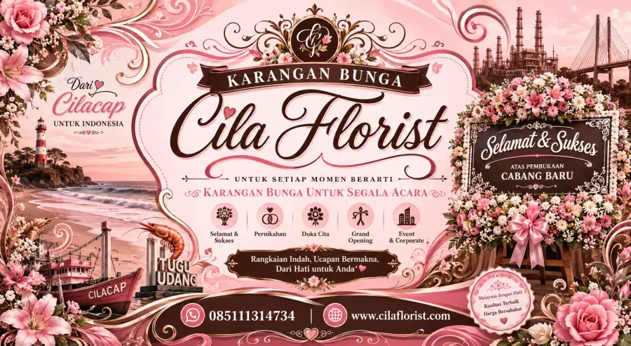 Karangan Bunga Cilacap Murah Berkualitas – Custom Sesuai Keinginan
