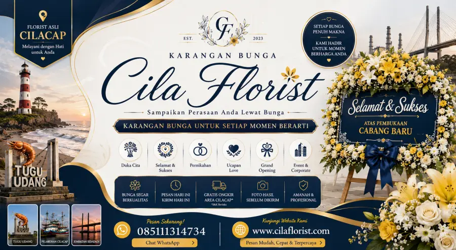 Karangan Bunga Cilacap Terdekat – Florist Terbaik Harga Terjangkau