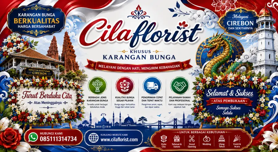 Karangan Bunga Cirebon untuk Duka Cita, Pernikahan dan Grand Opening