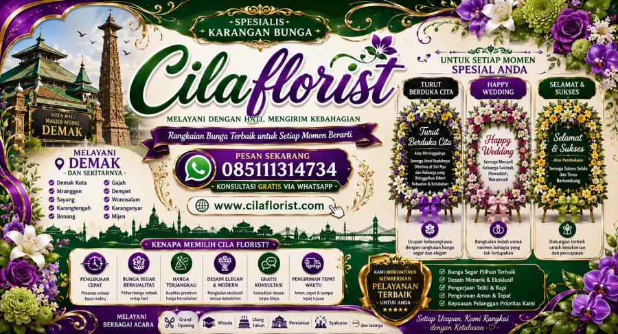 Karangan Bunga Demak Terdekat, Harga Murah dan Pengerjaan Cepat