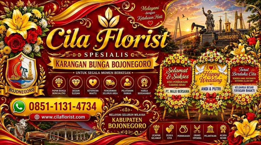Karangan Bunga di Bojonegoro Murah dan Berkualitas Siap Kirim Hari Ini