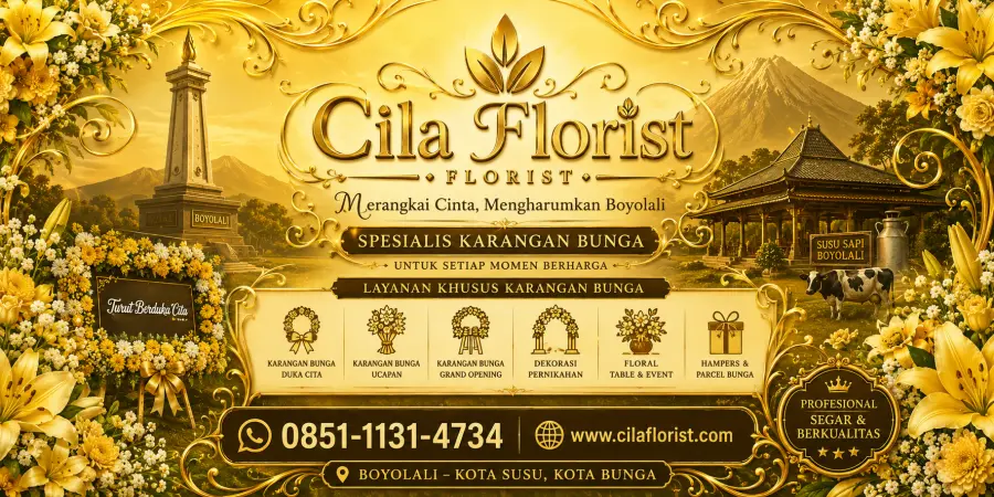 Karangan Bunga di Boyolali Terbaik untuk Pernikahan, Duka Cita, dan Grand Opening