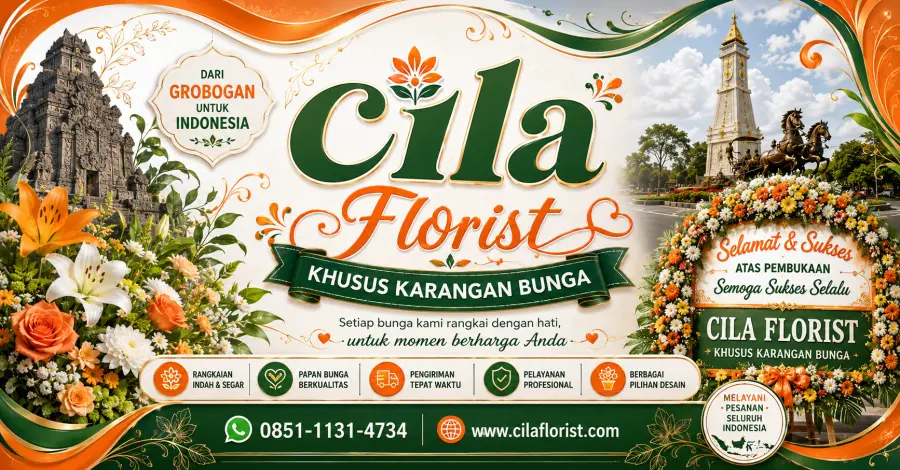 Karangan Bunga di Grobogan untuk Acara Resmi, Pernikahan, dan Duka Cita