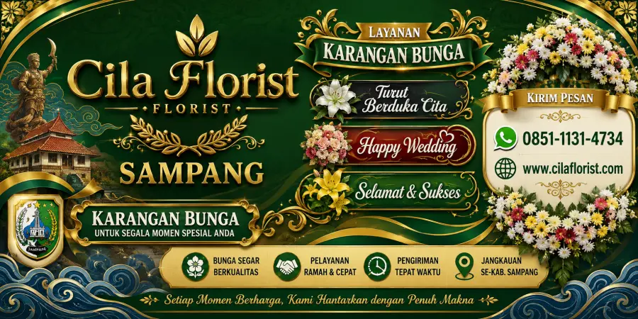 Karangan Bunga di Sampang untuk Wedding, Duka Cita & Grand Opening
