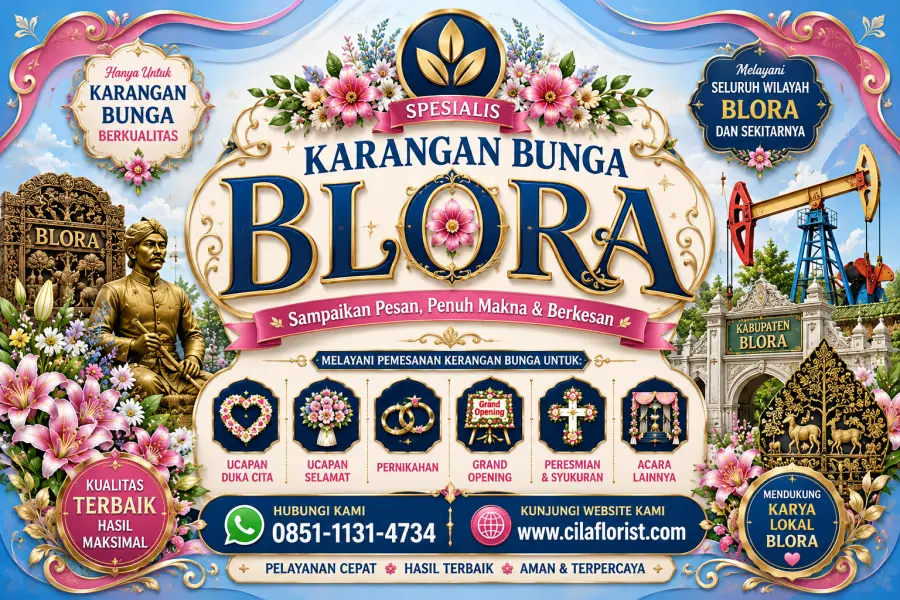 Karangan Bunga Duka Cita Blora