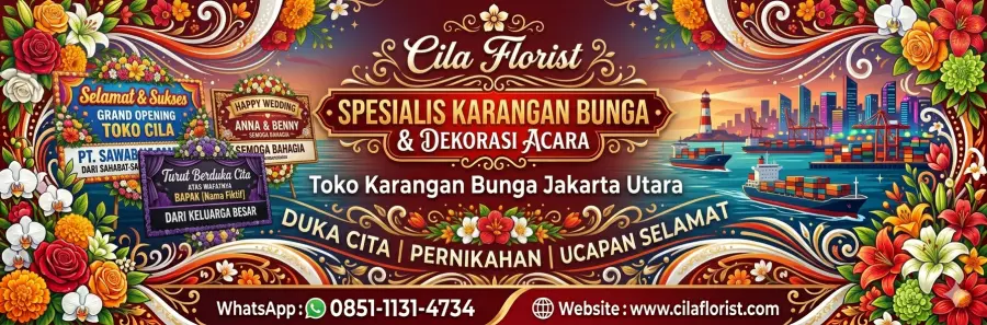 Karangan Bunga Duka Cita Jakarta Utara dengan Pengiriman Cepat