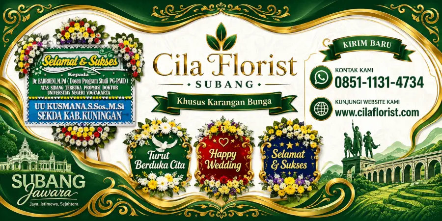 Karangan Bunga Duka Cita Subang sebagai Wujud Belasungkawa
