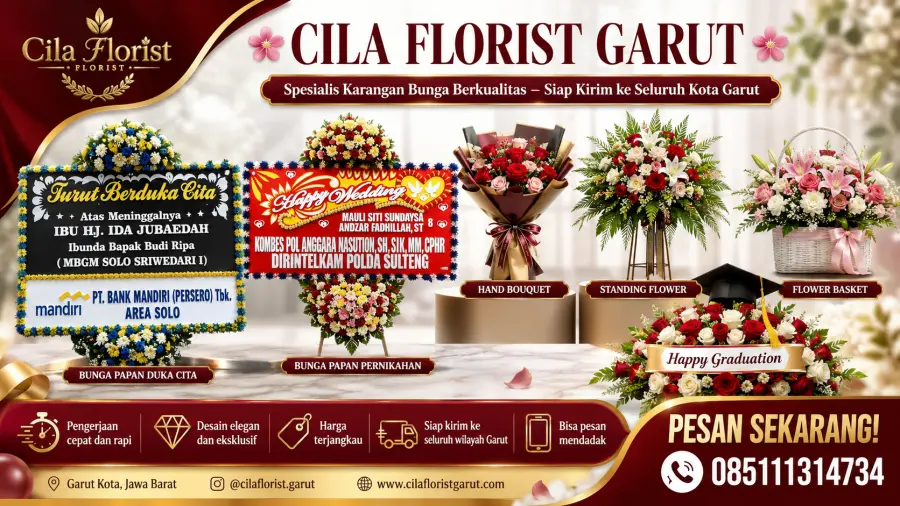Karangan Bunga Garut Terbaik | Florist Garut untuk Ucapan dan Acara Spesial