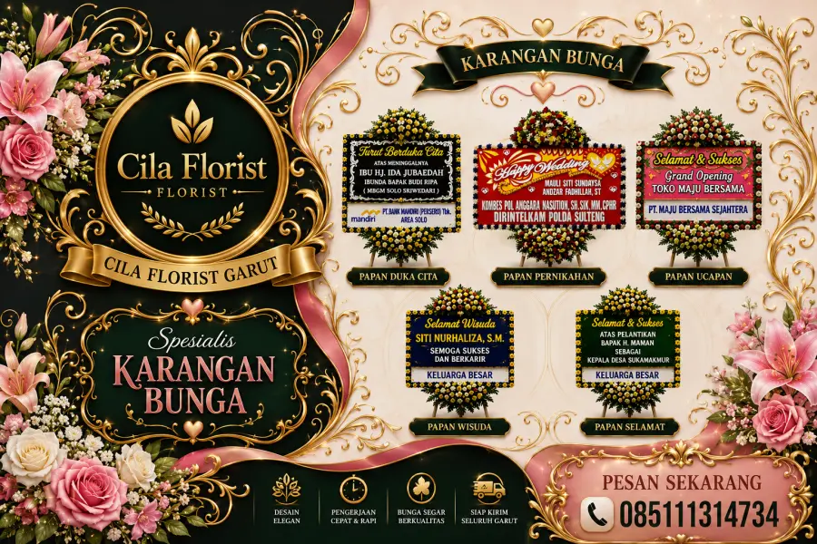 Karangan Bunga Garut Terdekat – Solusi Ucapan Berkesan untuk Segala Acara