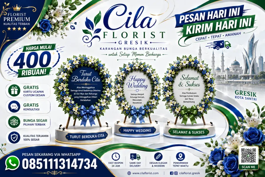 Karangan Bunga Grand Opening Gresik untuk Toko, Kantor dan Perusahaan