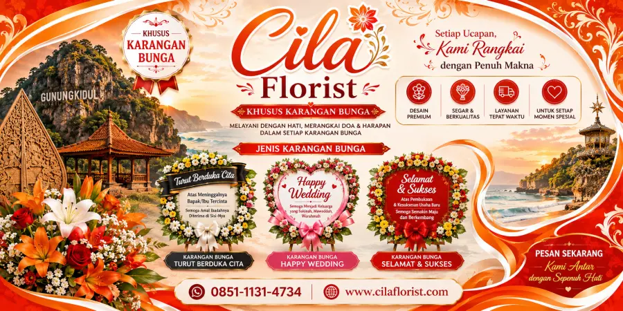 Karangan Bunga Gunungkidul Murah dan Berkualitas dengan Desain Eksklusif untuk Berbagai Kebutuhan Acara