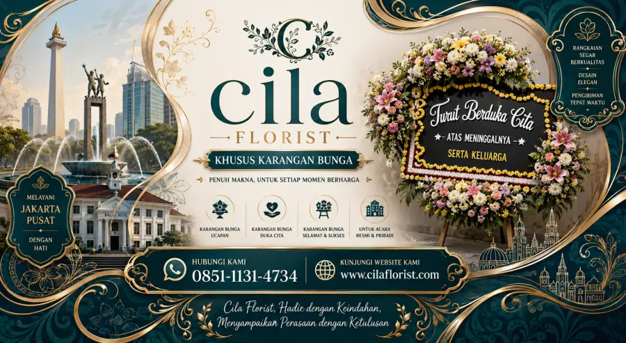 Karangan Bunga Jakarta Pusat 24 Jam dengan Pengiriman Cepat dan Tepat Waktu