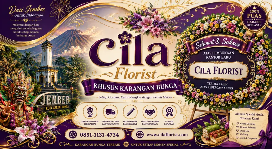 Karangan Bunga Jember Siap Kirim Hari Ini