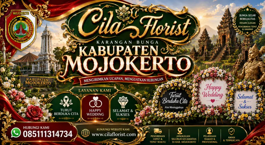 Karangan Bunga Kabupaten Mojokerto dengan Desain Eksklusif yang Mencuri Perhatian