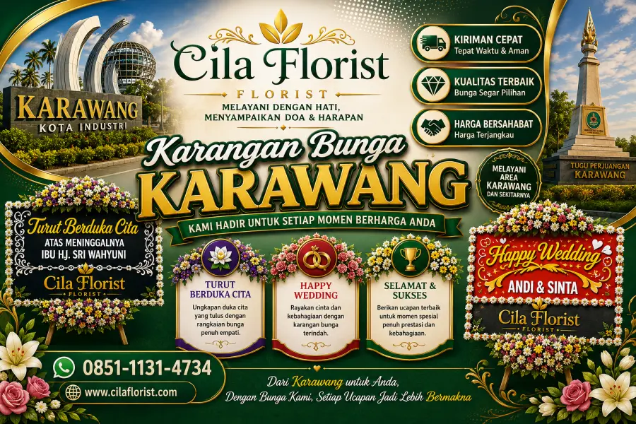 Karangan Bunga Karawang Terlengkap dan Siap Kirim 24 Jam