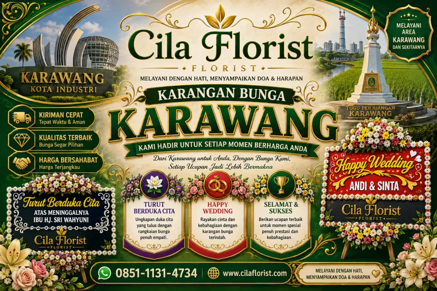 Karangan Bunga Karawang: Toko Bunga Terpercaya untuk Semua Kebutuhan Acara