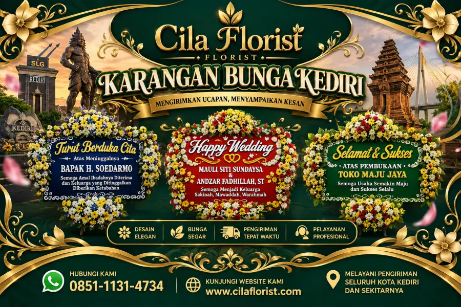 Karangan Bunga Kediri 24 Jam untuk Ucapan Duka Cita dan Selamat