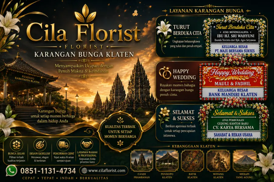 Karangan Bunga Klaten Terdekat