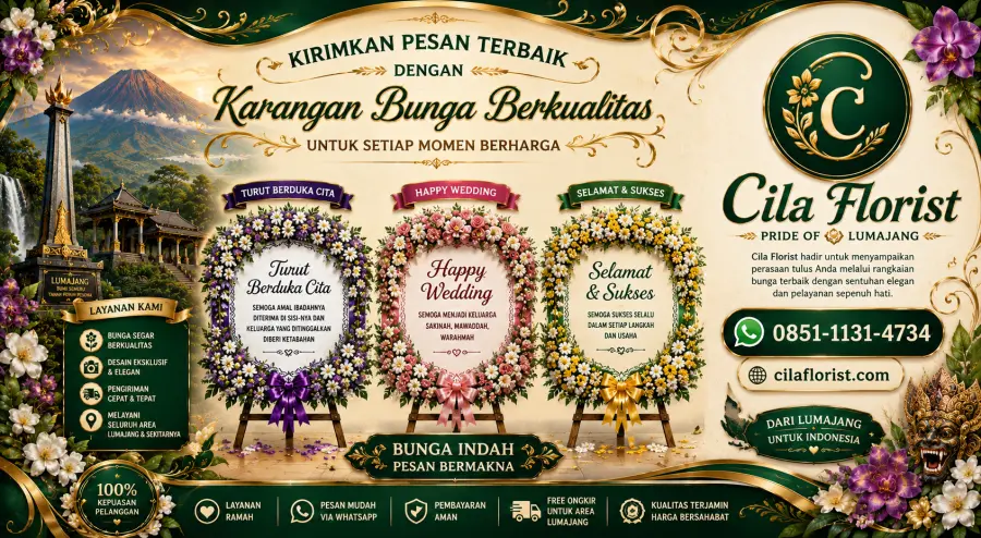 Karangan Bunga Lumajang Murah, Cantik, dan Siap Antar ke Lokasi Anda