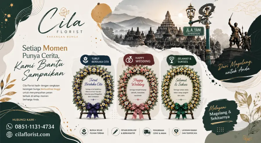 Karangan Bunga Magelang dengan Sentuhan Elegan dan Penuh Makna