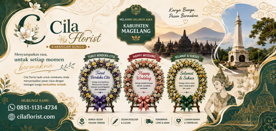 Karangan Bunga Magelang yang Tidak Sekadar Cantik, Tetapi Juga Bermakna