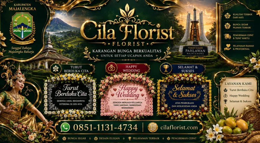 Karangan Bunga Majalengka dengan Desain Elegan dan Bunga Berkualitas