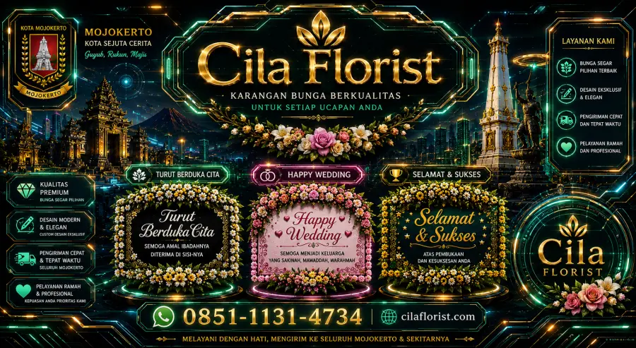 Karangan Bunga Mojokerto untuk Acara Resmi, Keluarga, dan Bisnis