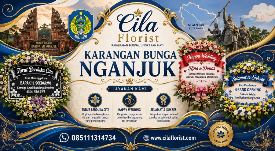 Karangan Bunga Nganjuk 24 Jam untuk Kebutuhan Mendadak dan Pengiriman Cepat