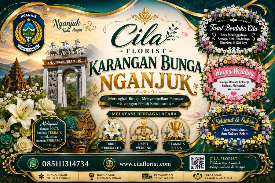 Karangan Bunga Nganjuk Terbaru dengan Rangkaian Modern dan Mewah