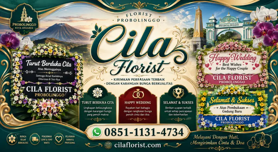 Karangan Bunga Probolinggo Harga Terjangkau, Desain Menarik, Siap Antar